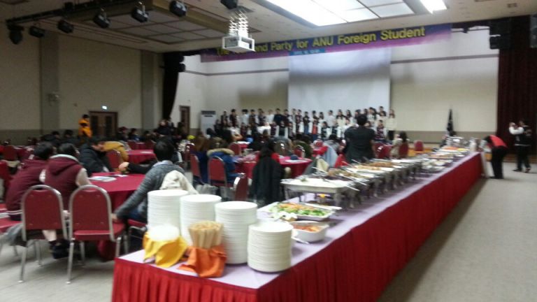 안동대학교 외국인 학생 위안 송년 행사 