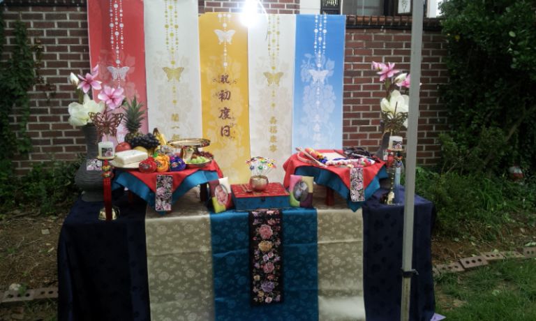 진주 야외 가든 돌잔치 