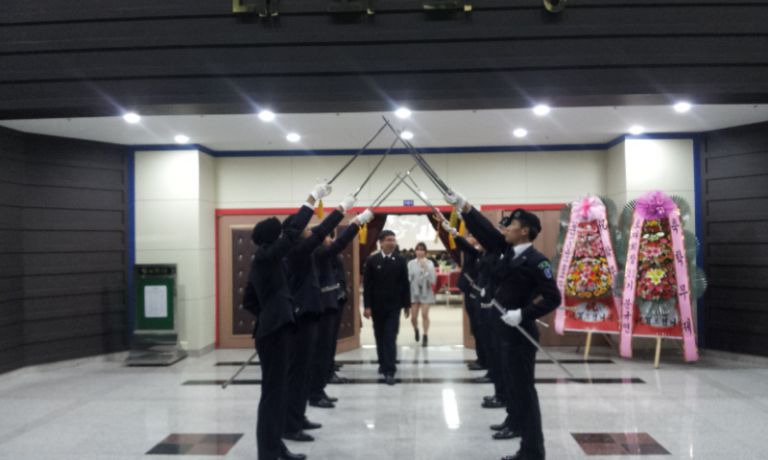 안동 대학교 학군단 학무제 행사 