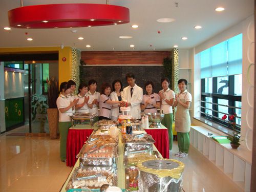 순수의 뜰 개원 케익컷팅