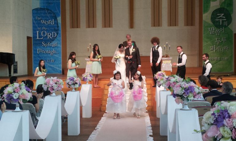 한동 대학교 교회 결혼식 