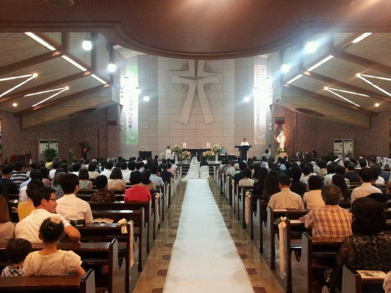 진주 신안성당  혼배미사  피로연  출장부페 