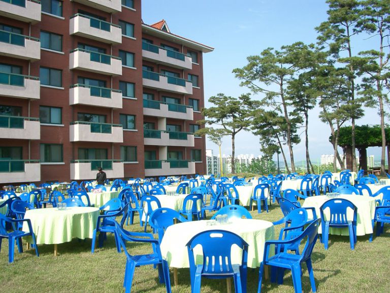 가톨릭 대학교 행사 모습 