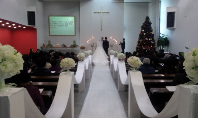 상주 성결 교회  결혼식 혼인 예배 