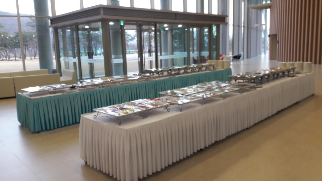 문경 서울대 병원 세미나 만찬 셋팅 