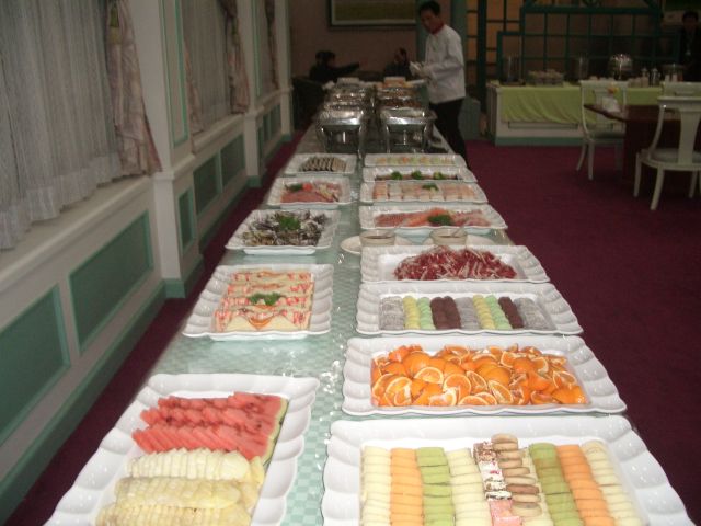 출장뷔페 메뉴 셋팅 